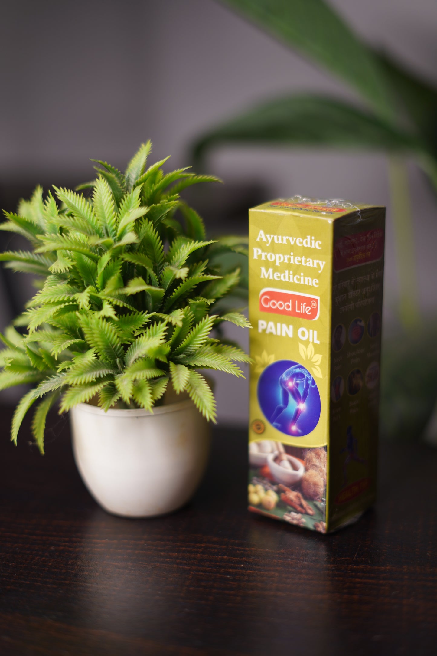 Good Life Ayurvedic Pain Relief Oil – 100% Herbal Formula for Joint, Knee, Back & Shoulder Pain (100ml)