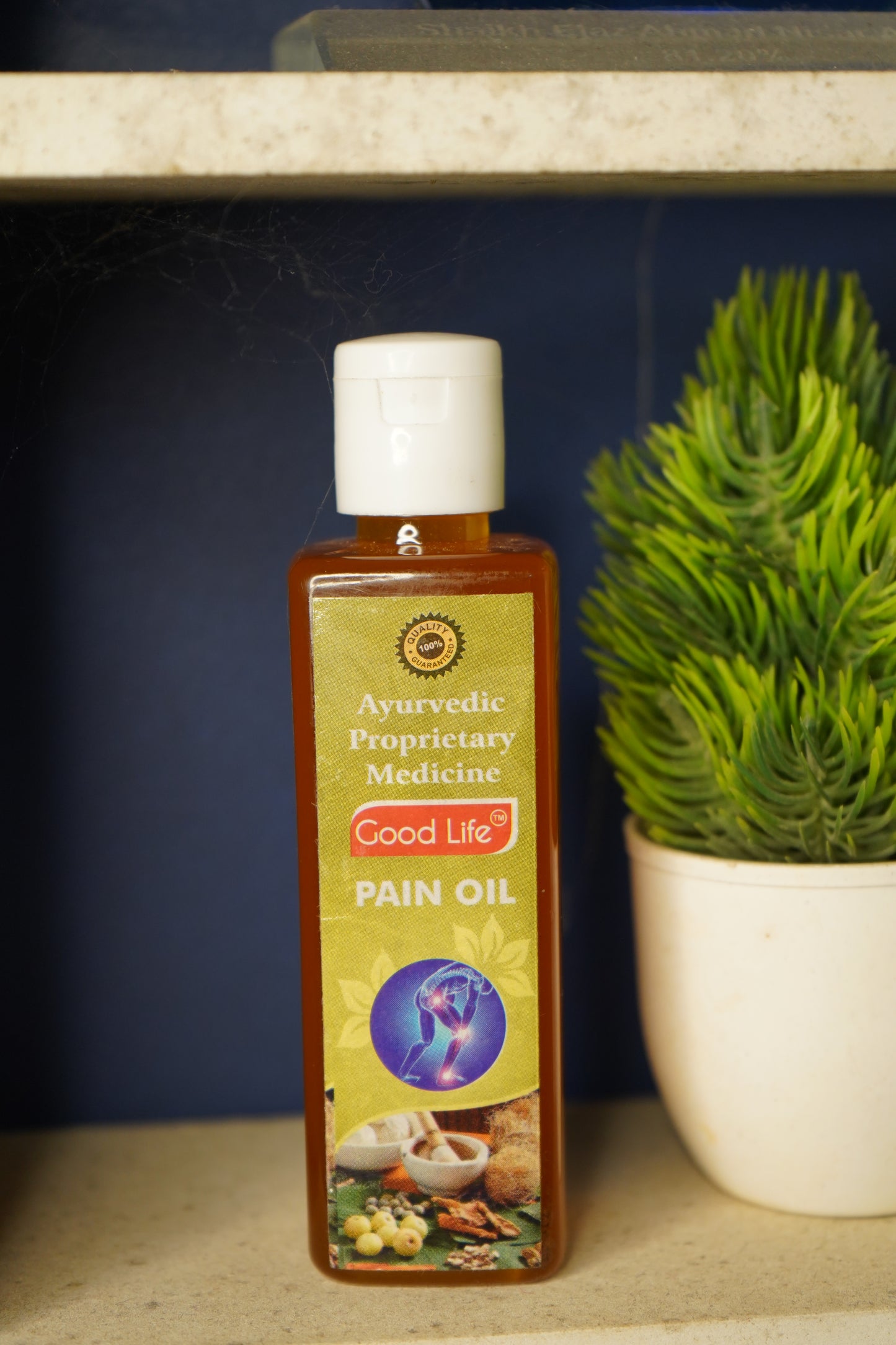 Good Life Ayurvedic Pain Relief Oil – 100% Herbal Formula for Joint, Knee, Back & Shoulder Pain (100ml)